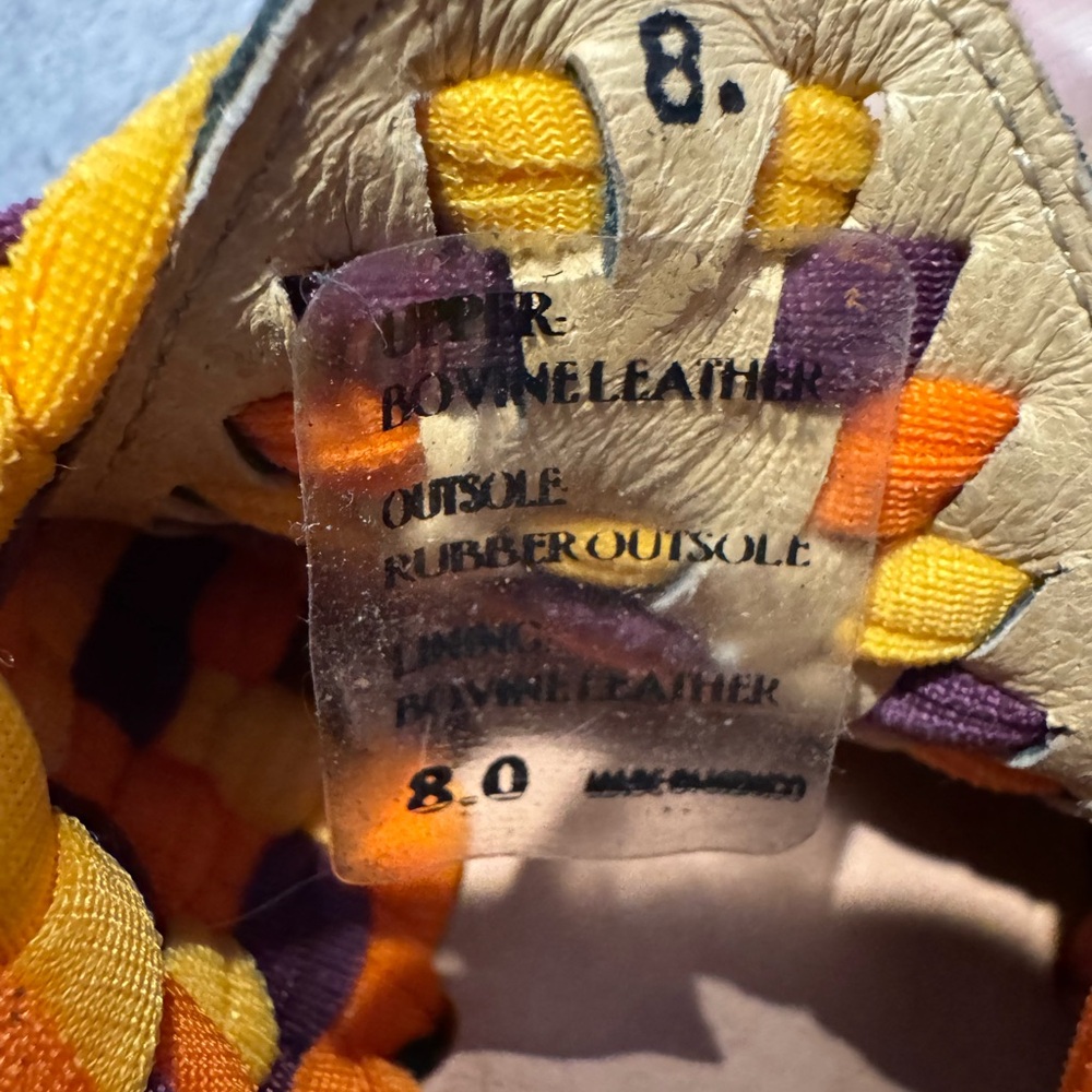 Bed Stu Multicolor Madrina Huarache Sandals - like new - Picture 4 of 11